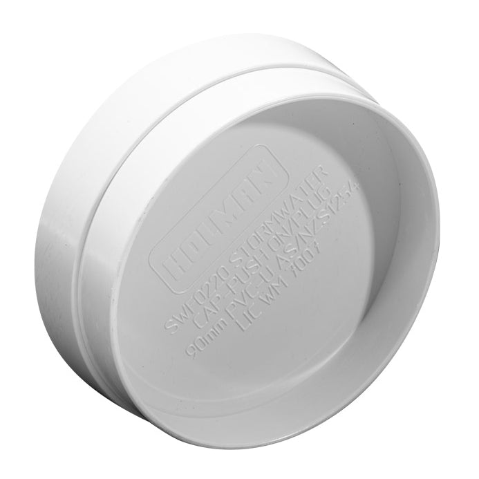 Stormwater Cap Push On 90mm