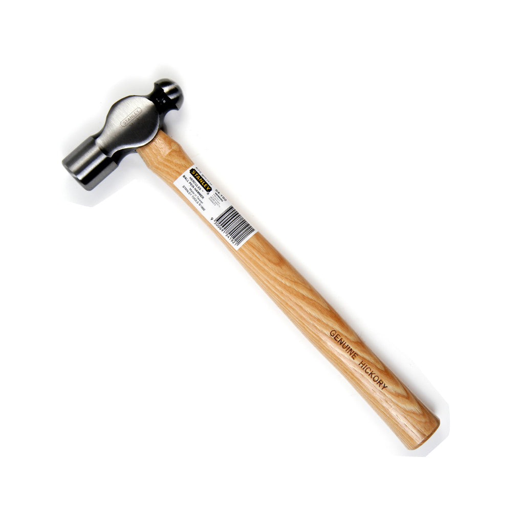 STANLEY BALL PEIN HAMMER HICKORY HANDLE 24OZ/680G