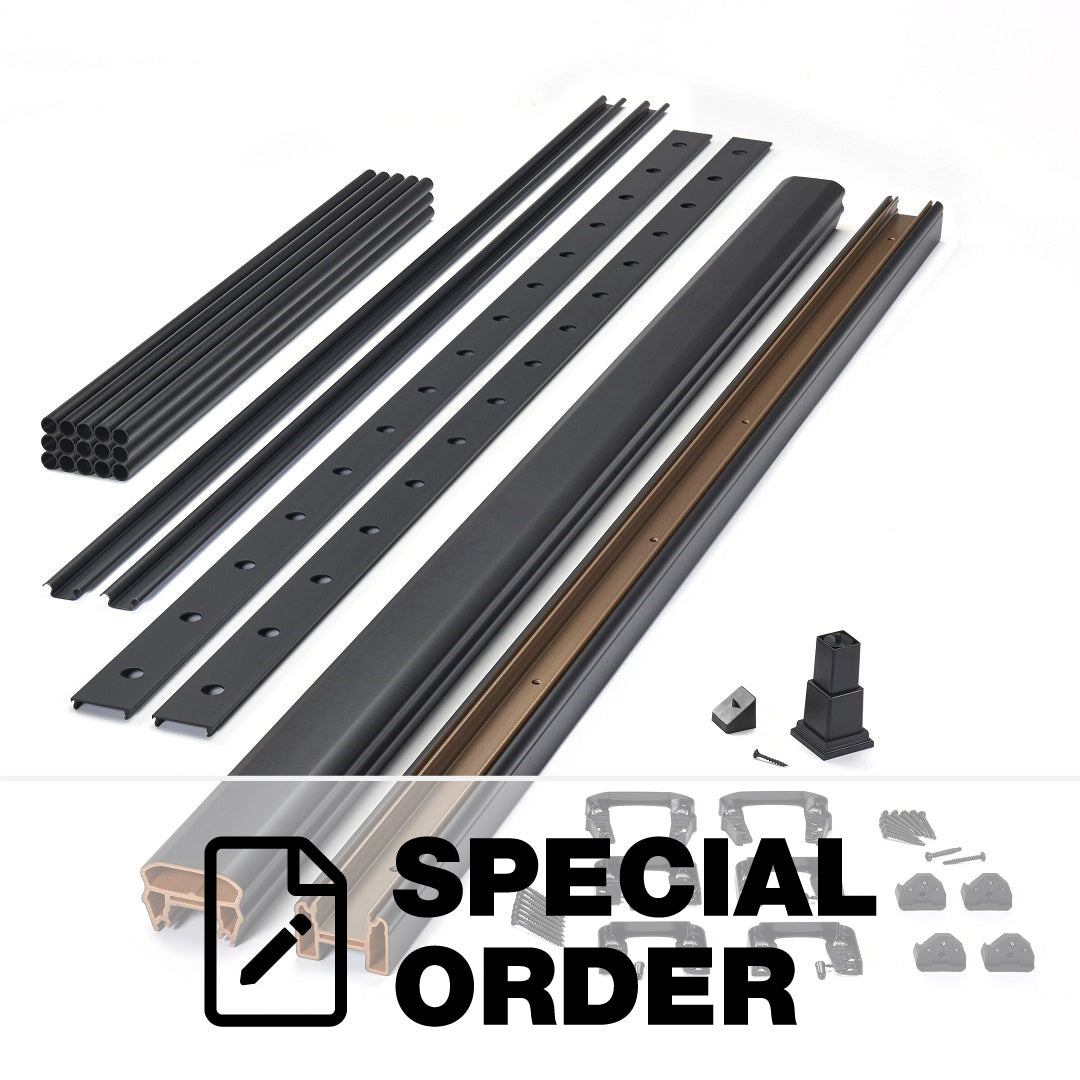 TREX COMPOSITE DECKING TRANSCEND DECK RAIL KIT 232 X 106CM