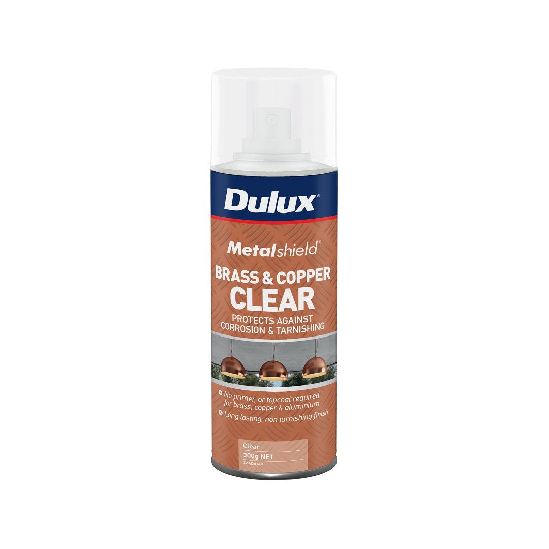 METALSHIELD BRASS AND COPPER CLEAR SPRAY 300G