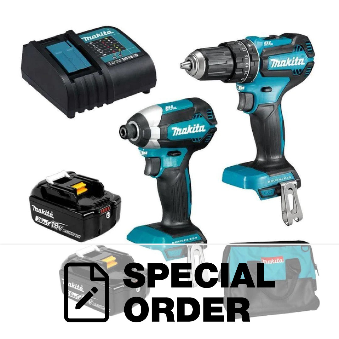 MAKITA COMBO KIT 18V BRUSHLESS 2 PIECE 2 X 3.0AH DLX2283S