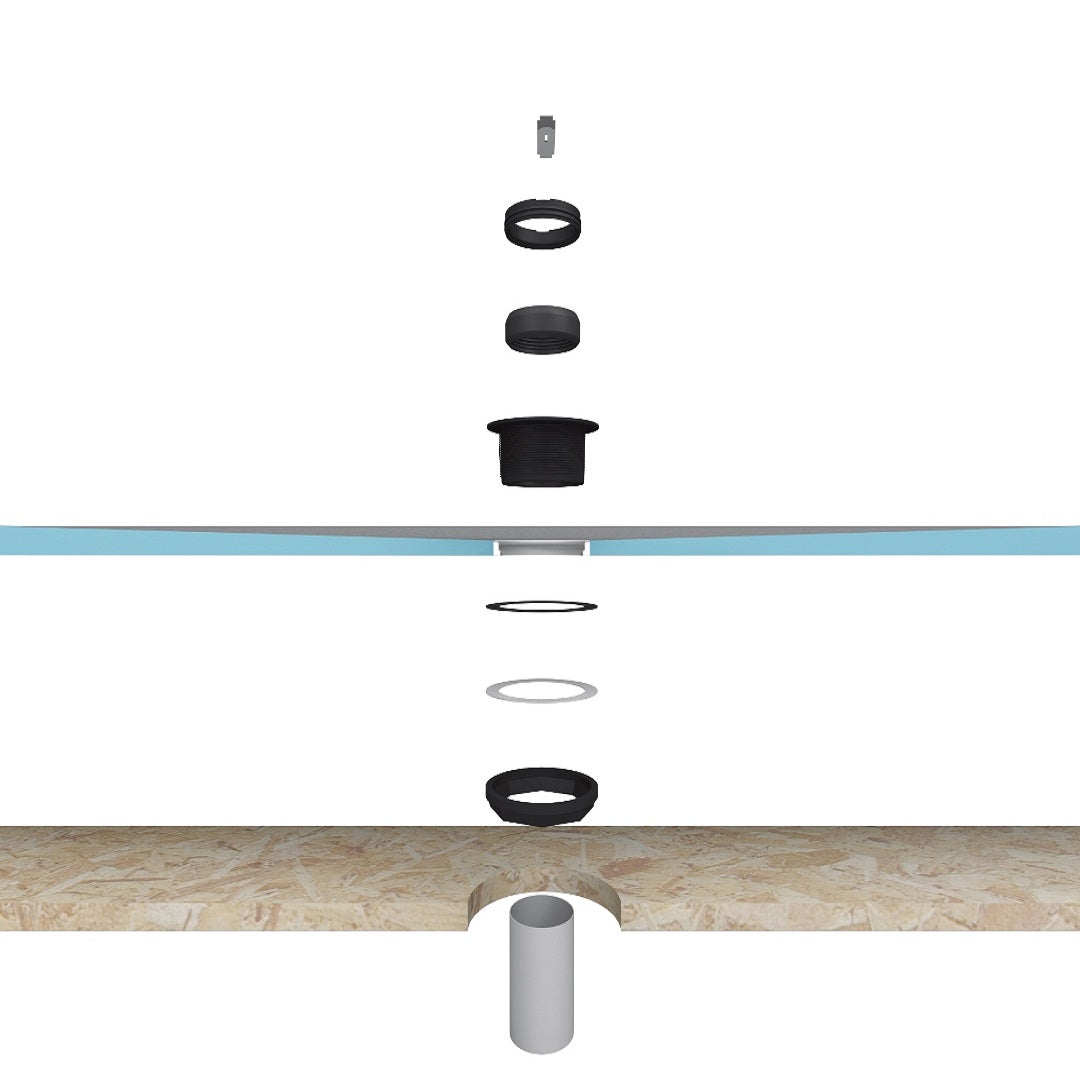 Wedi Drain Kit Dn50