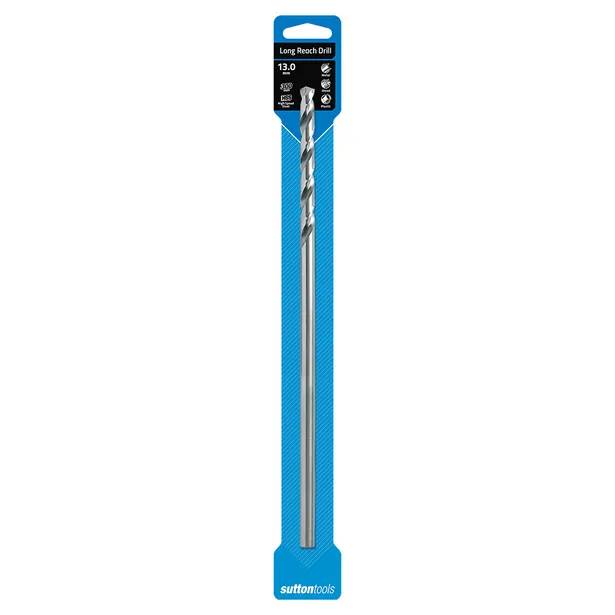 Sutton Hss Extra Long Drill Bit - Bright Finish - 300mm