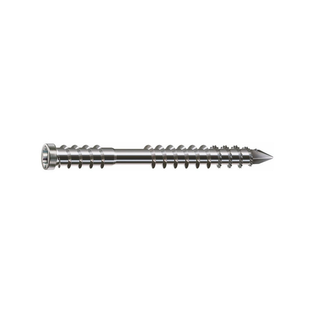Raised Countersunk Head Deck-Drive Decking Screw S316 12g X 50mm