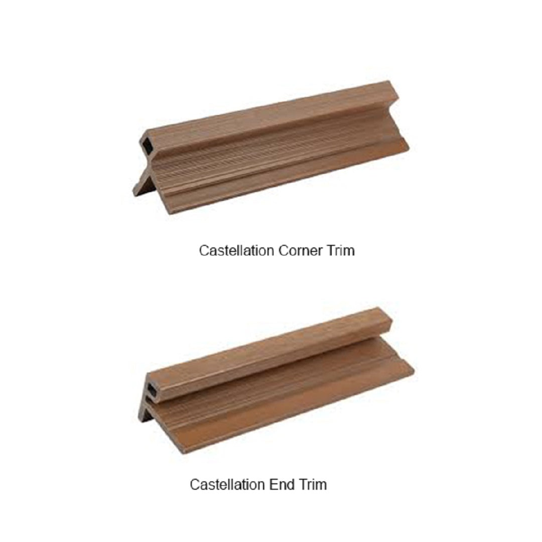 NEWTECHWOOD CASTELLATION CLADDING CORNER TRIM