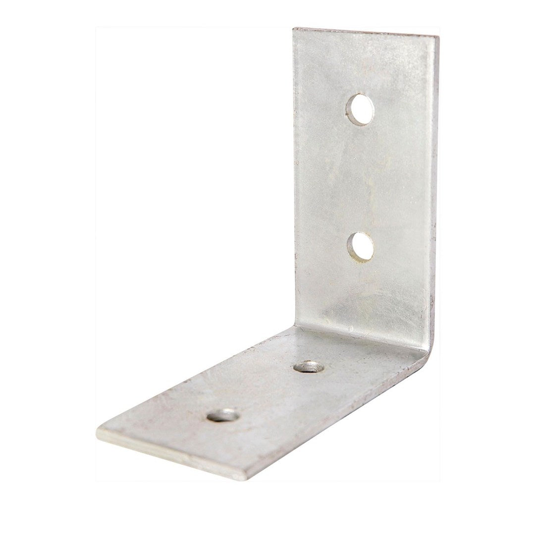 Angle Heavy 8mm 100x100x150mm M12 Bolt Holes (4 Per Flange) Hot Dipped Galvanised