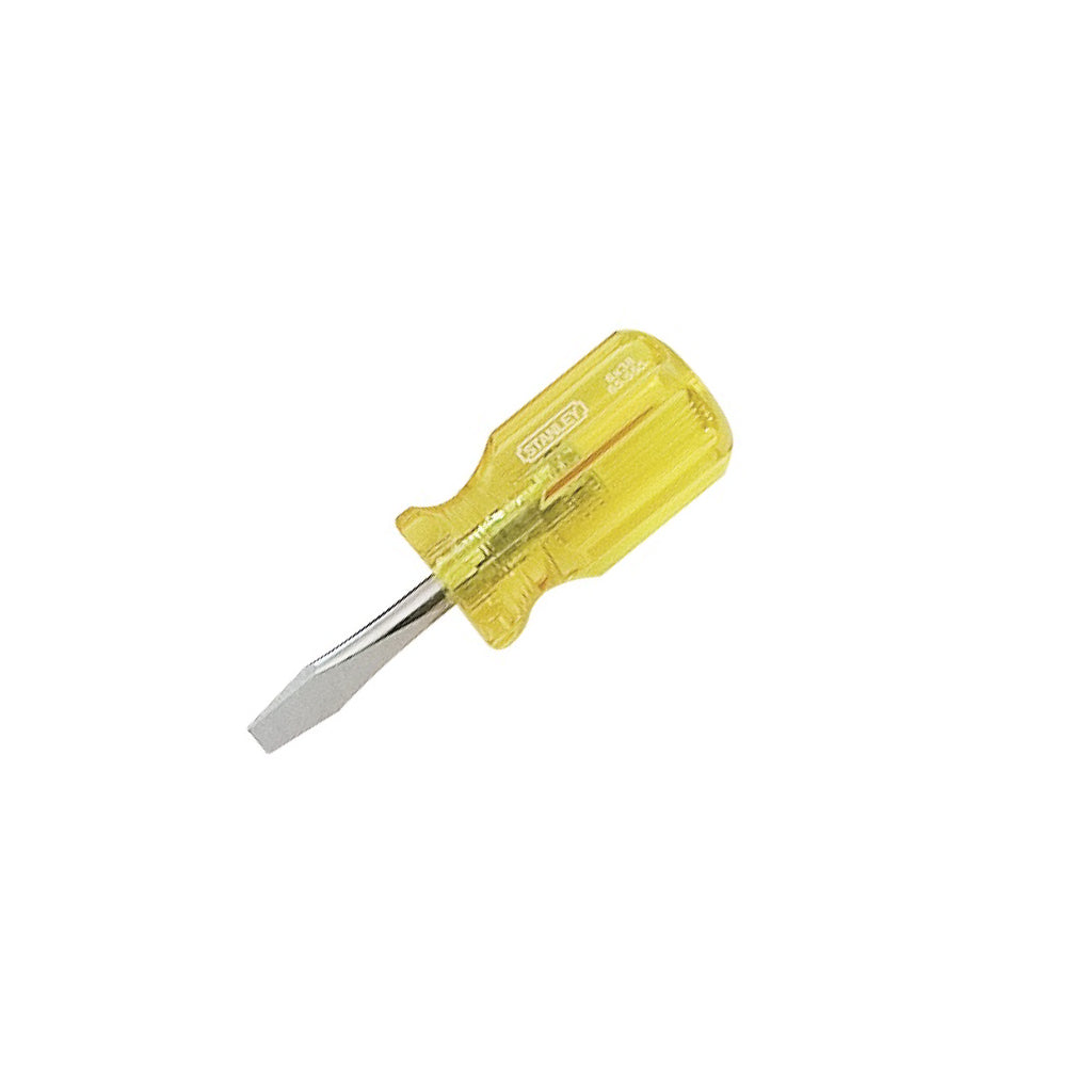 SCREWDRIVER STANLEY SLOTTED ACETATE HANDLE