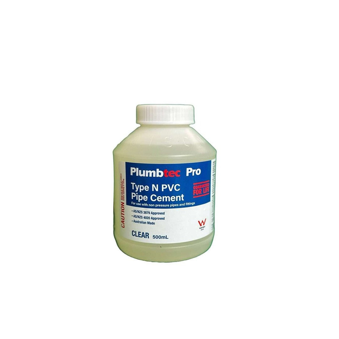 Plumbtec Pro Type N Solvent Clear