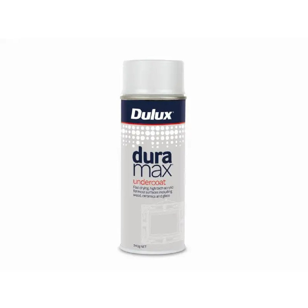 DULUX DURAMAX FLAT ENAMEL SPRAY PAINT 340G