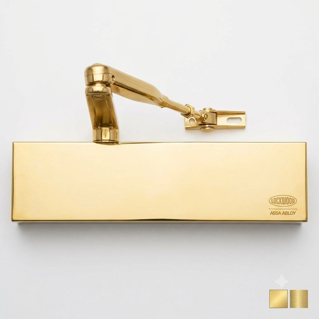 Lockwood 7714 Series Adjustable Door Closer With Backcheck & Delayed Action