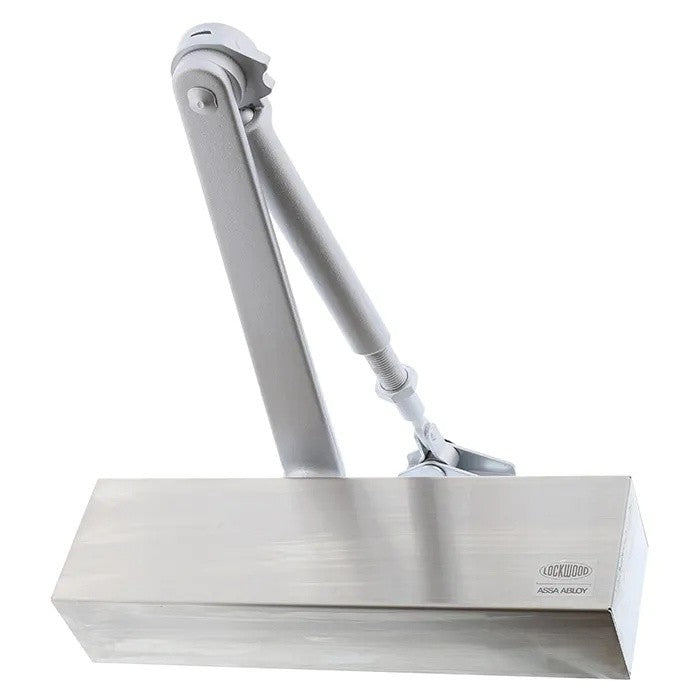 Lockwood 7726 Series Heavy Duty Adjustable Door Closer With Backcheck, Delayed Action & Hold Open