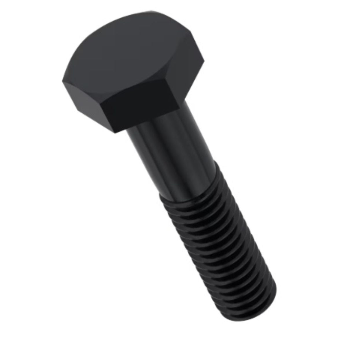 Hex Head Bolt High Tensile Black Cl8.8