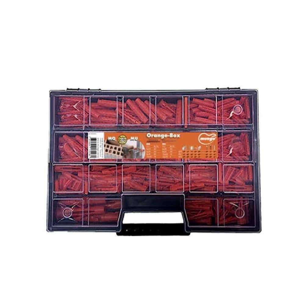 Mungo Orange Box Fastener Assortment Kit - 230 Pieces