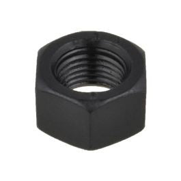 Hex Nut Black Fine Thread Cl8 - Metric