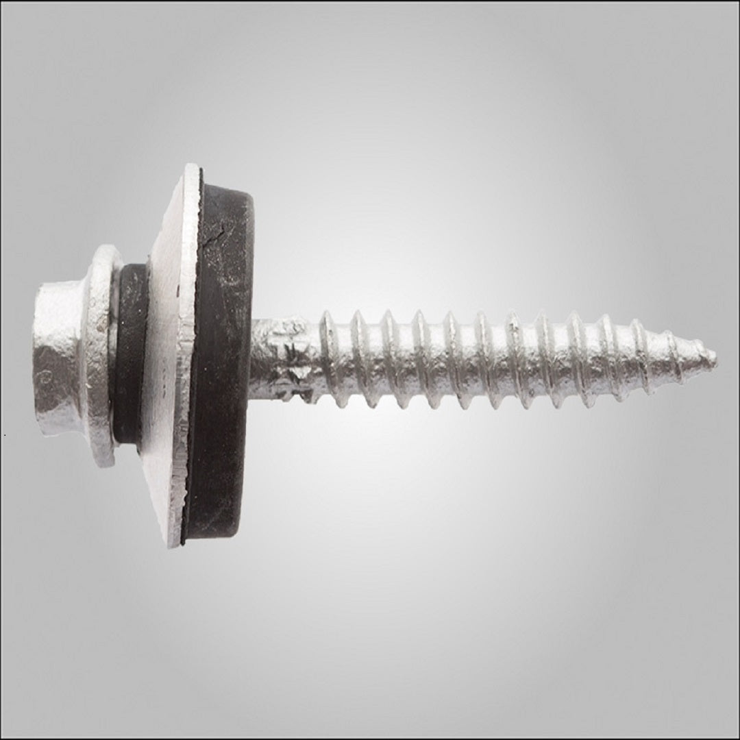 Self Drilling Metal Screw Hex Head With Seal Class 3 Galv (Full Thread)