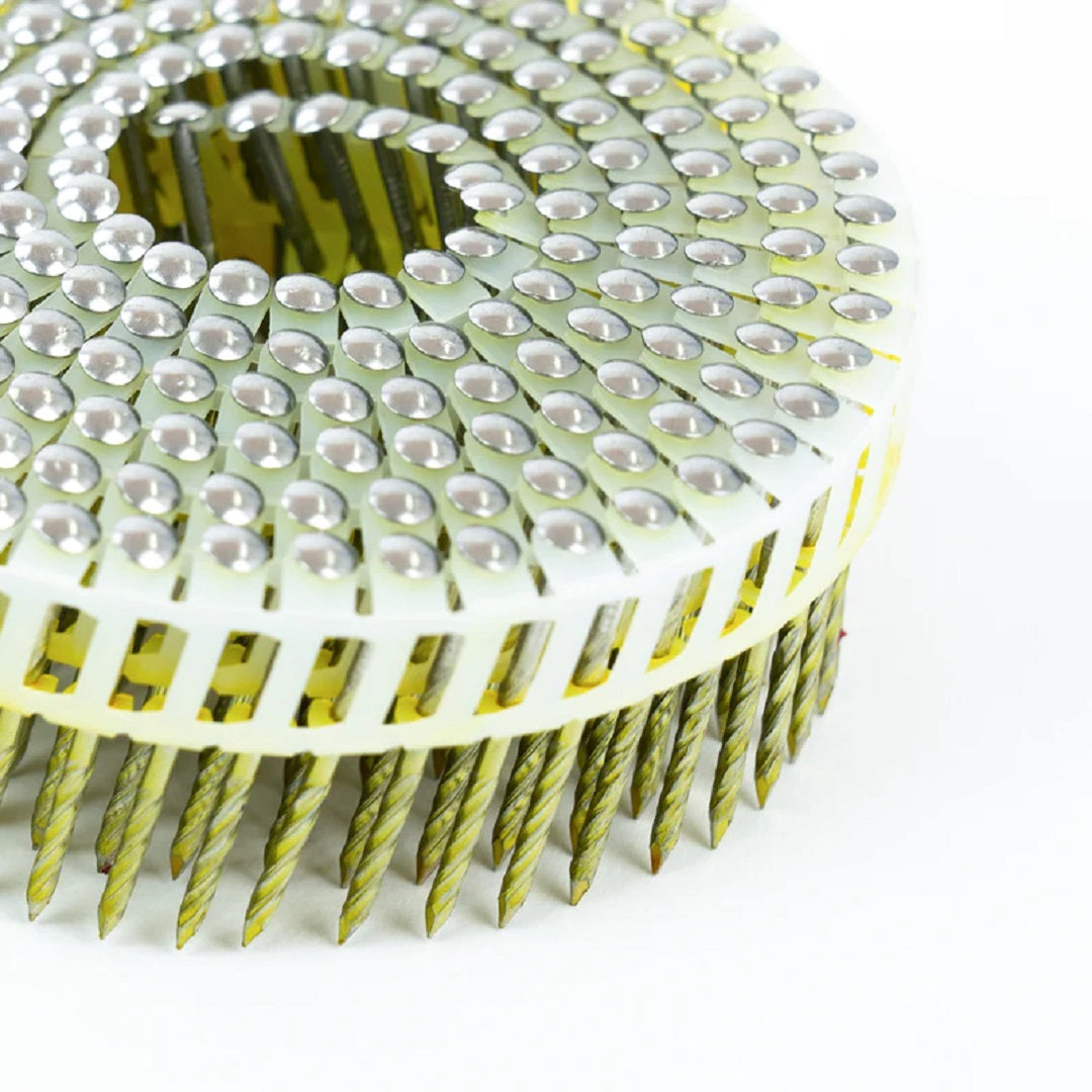Coil Nail Ring Shank Dome Head 304 Stainless Steel