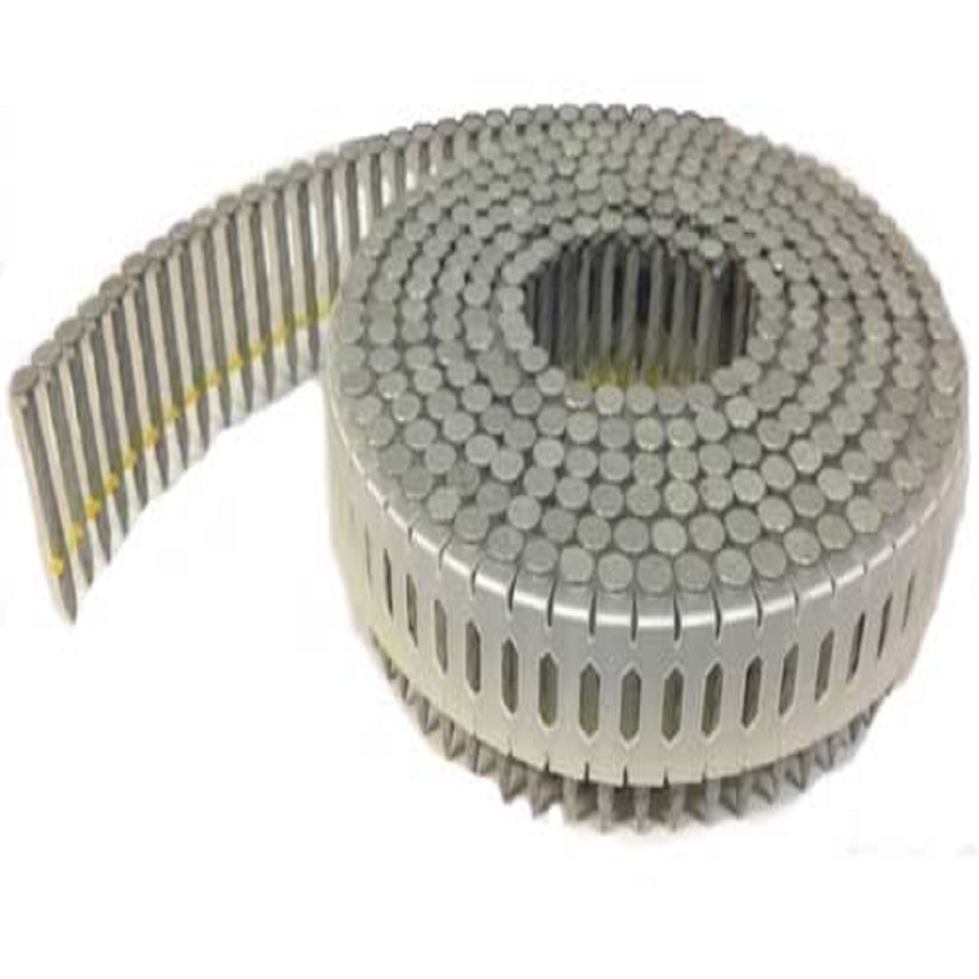 Coil Nail Smooth Shank Plastic Collated 0 Deg