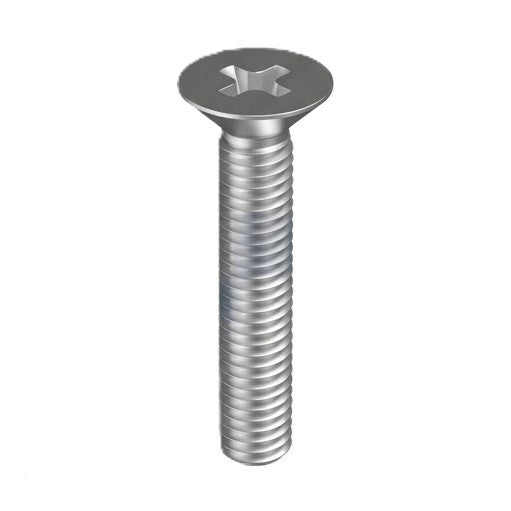 Countersunk Phillips Head Machine Screw Stainless Steel 304 - Metric