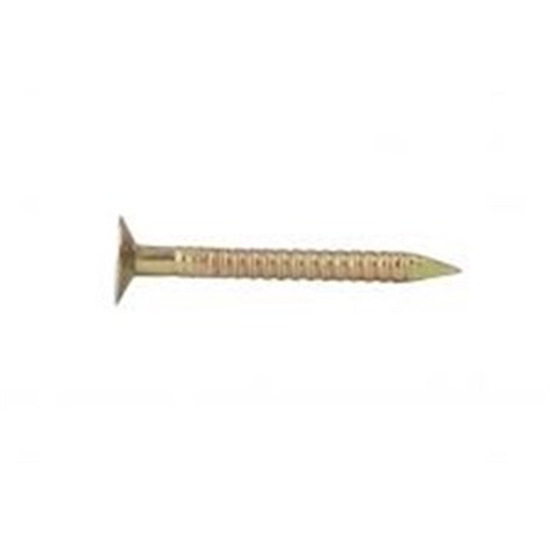 Zinc Yellow Ring Shank Plaster Clouts Nail 2kg Capacity