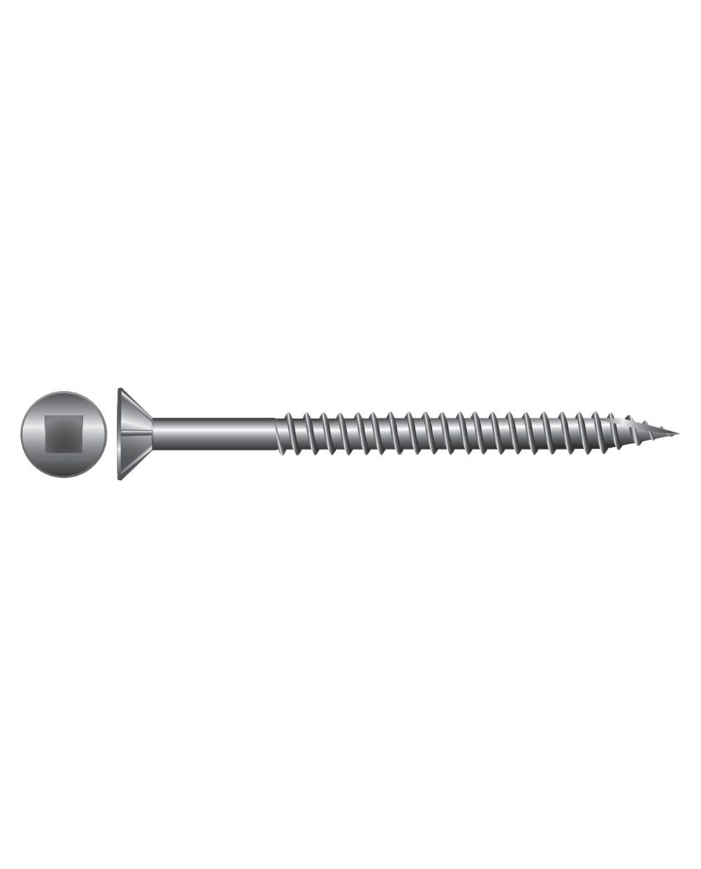 Countersunk Rib Head Self Drilling Timber Decking Screw Torx Drive S304 10-12 X 65mm