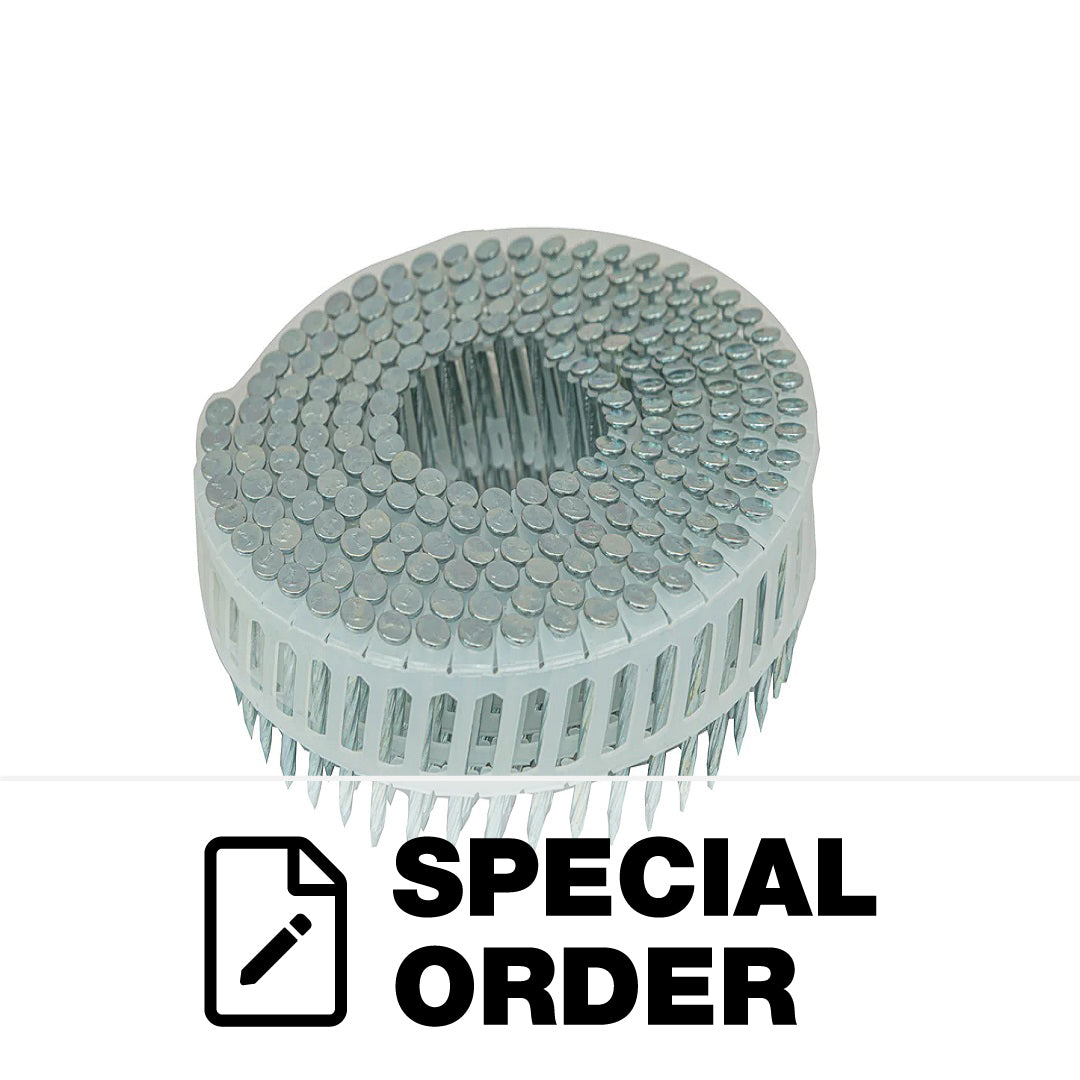 COIL NAIL SCREW SHANK PLASTIC COLLATED 15 DEG HARDENED