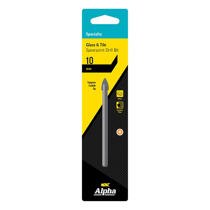 Glass & Tile Spearpoint Drill Bit (Metric)