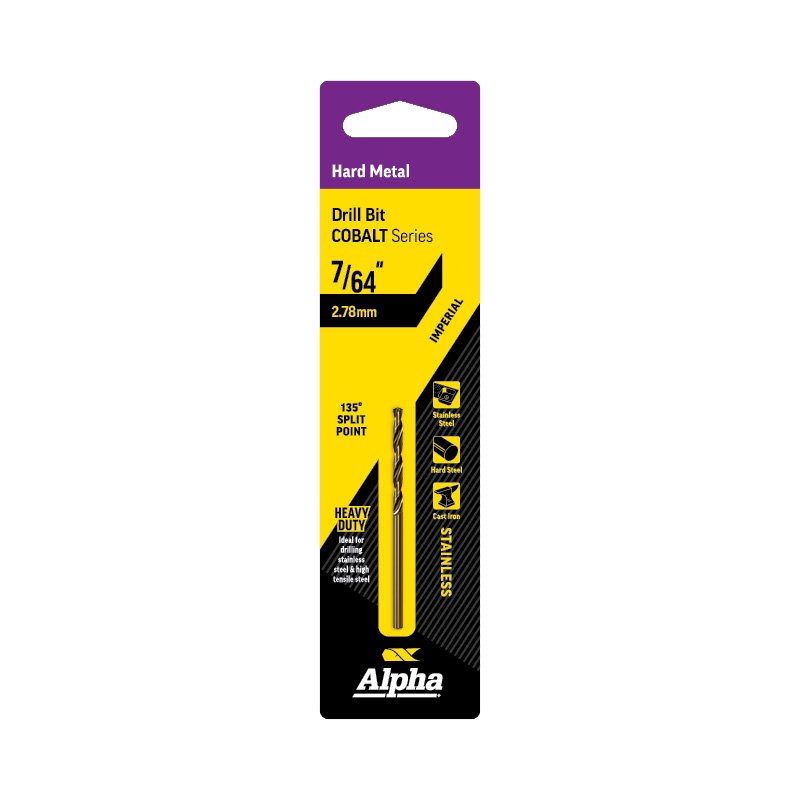Hss-Co 8% Cobalt Jobber Drill Bit (Imperial)