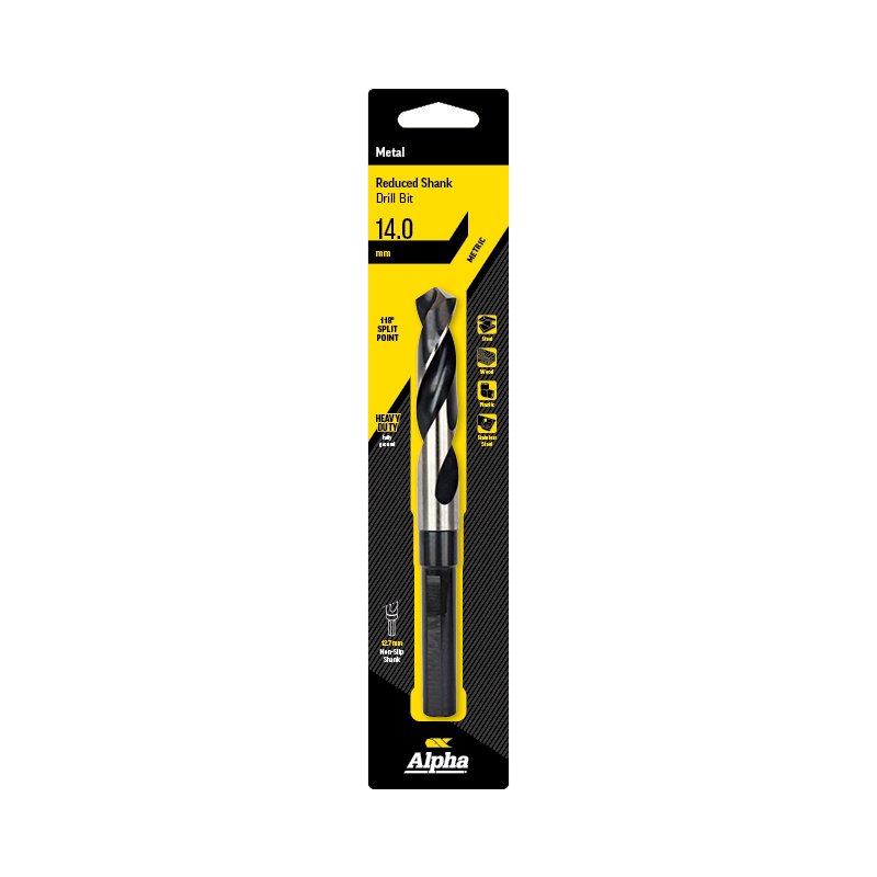 Hss Reduced Shank Drill Bit 1/2" Shank (Metric)