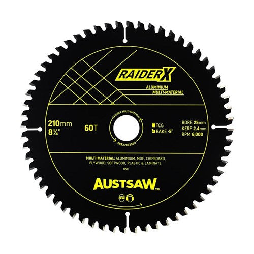 Sheffield Austsaw Raiderx Aluminium Circular Saw Blade