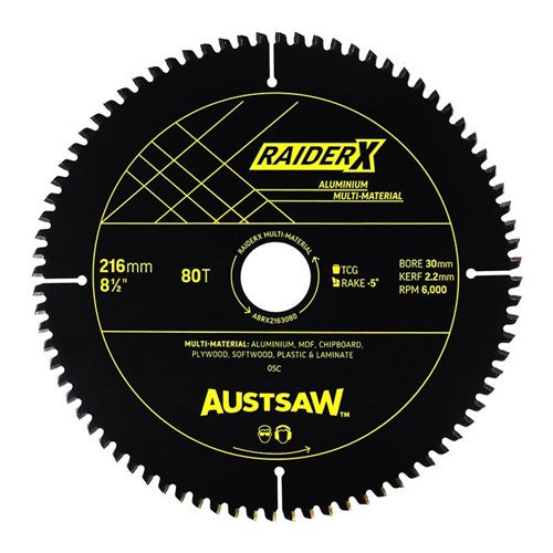 Sheffield Austsaw Raiderx Aluminium Circular Saw Blade