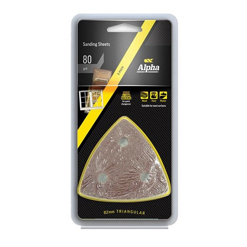 Alpha Multi-Tool Sanding Sheets 80 Grit