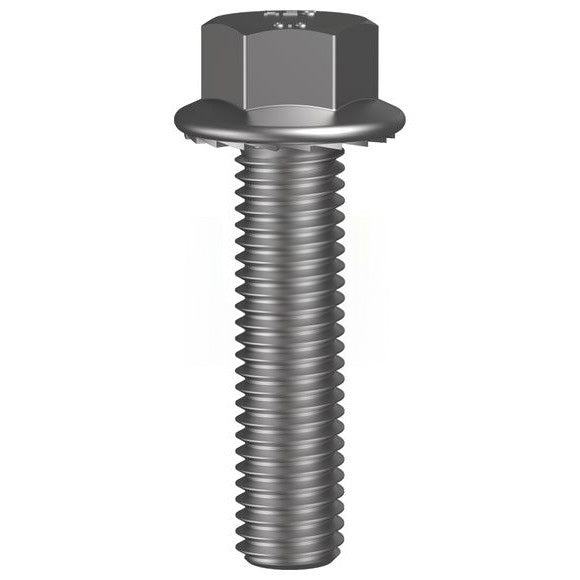 Serrated Flange Hex Head Bolt High Tensile Zinc Plated Cl8.8 - Metric