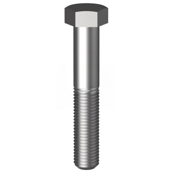 Hex Head Set Screw High Tensile Black Fine Thread Cl8.8 - Metric