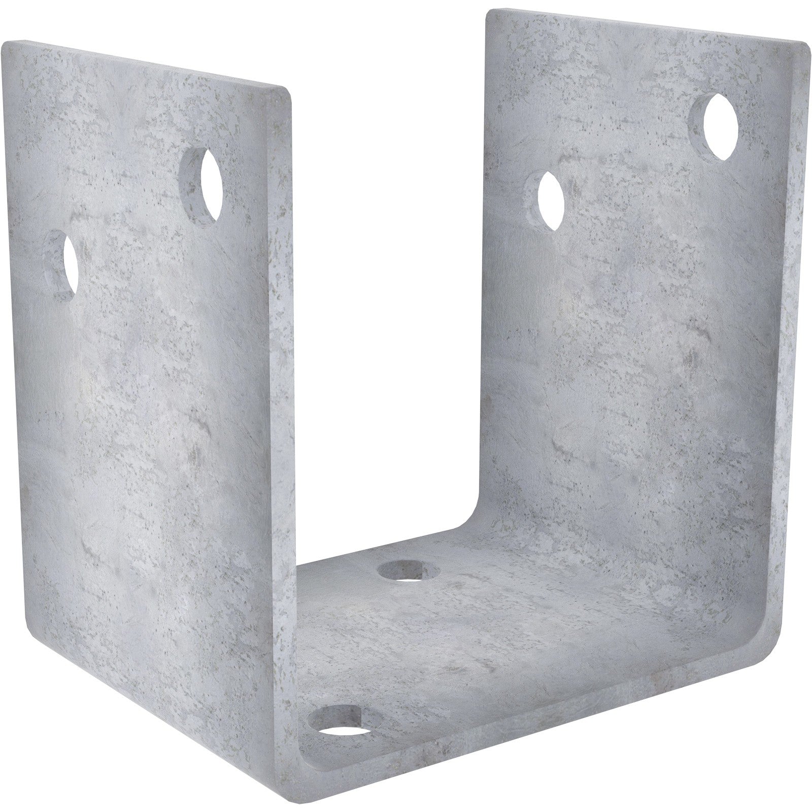 Hot Dip Galvanised Full Stirrup Bolt Down Post Anchor
