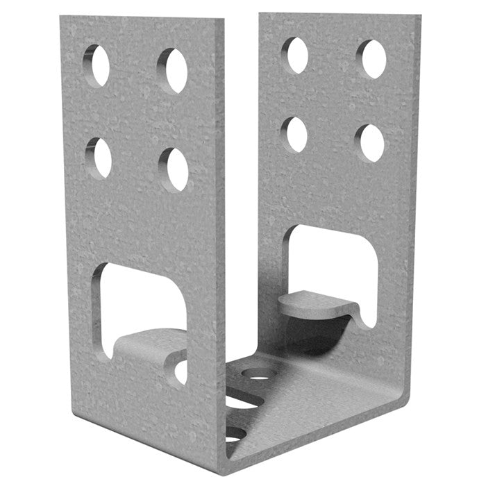 Post Anchor Saddle With Ledge Hot Dip Galvanised