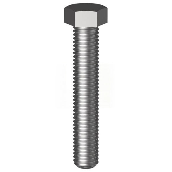 Hex Head Set Screw High Tensile Hot Dip Galvanised Cl8.8 - Metric