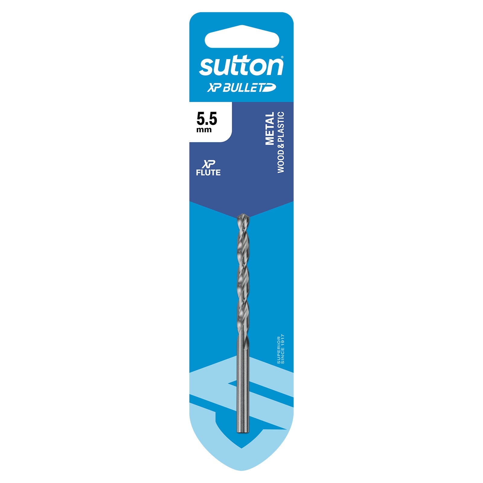 Sutton Hss Jobber Drill Bit - Bright Xp Bullet - Metric