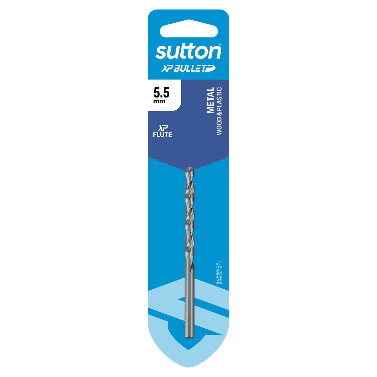 Sutton Hss Jobber Drill Bit - Bright Xp Bullet - Metric