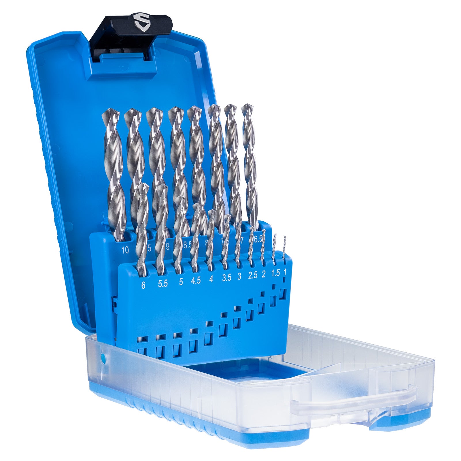 Sutton Hss Jobber Drill Bit Set - Bright Xp Bullet - 19 Pk