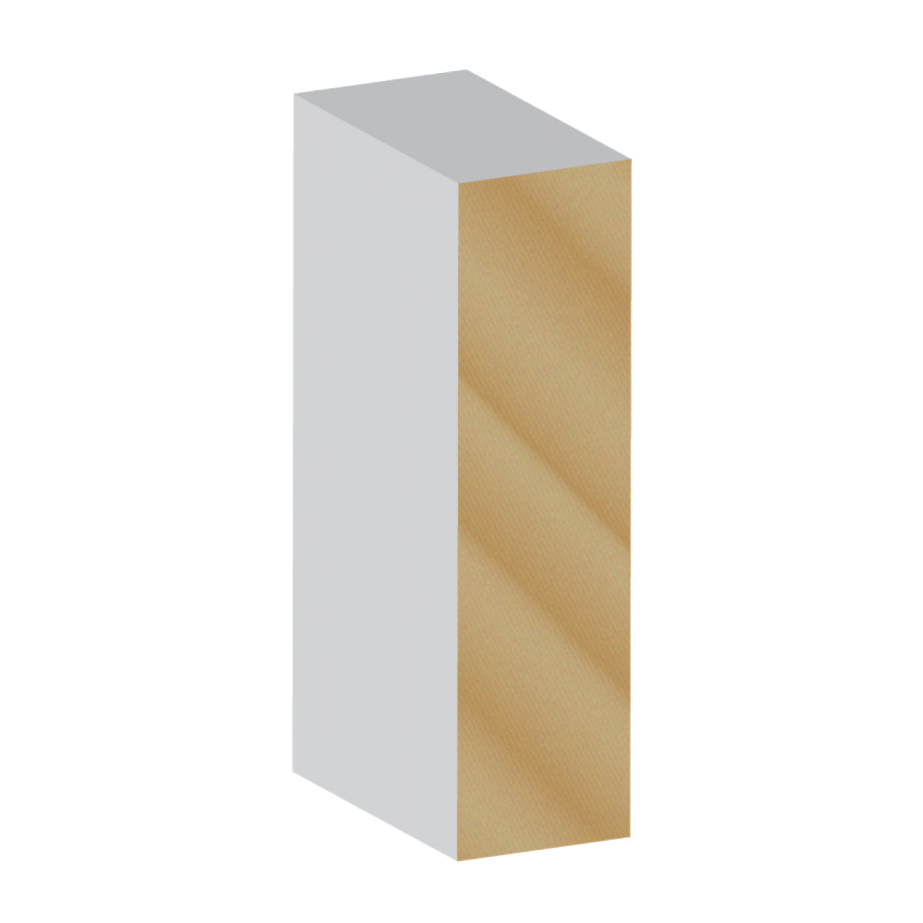 Primed Finger Jointed Pine Dressed All Round Moulding - Untreated