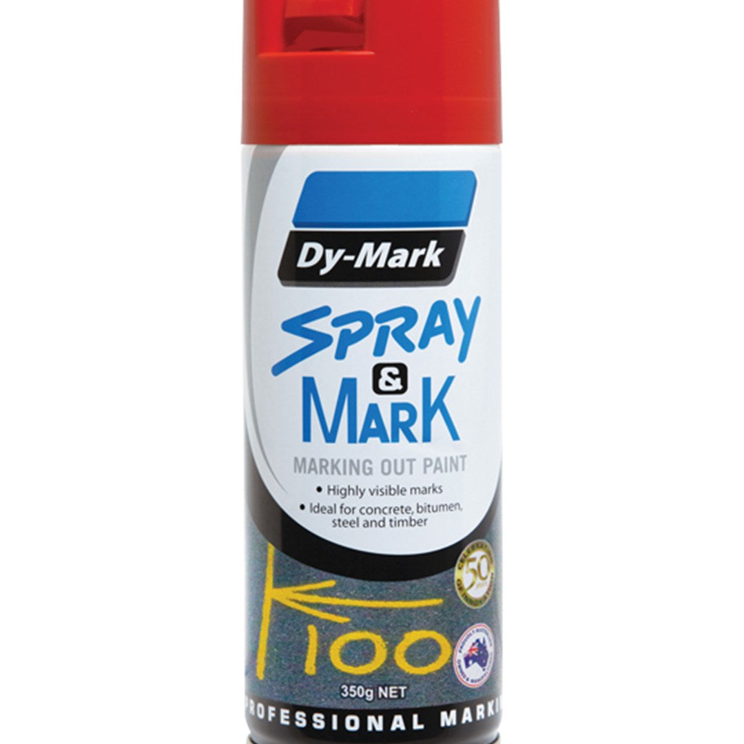 Dy-Mark Spray & Mark Paint Red 350g