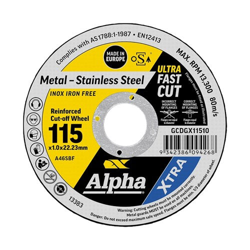 Maxabrasive G-Series Ii Cutting Disc For Stainless Steel
