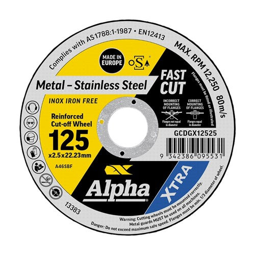 Maxabrasive G-Series Ii Cutting Disc For Stainless Steel
