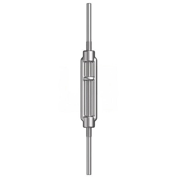 Stub And Stub Turnbuckle Hot Dip Galvanised - Metric