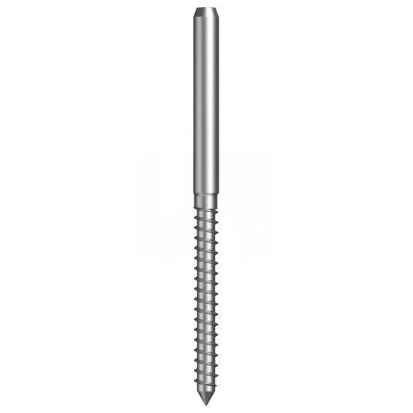 Lag Screw Swage Terminal Left Hand Stainless Steel 316