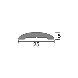Kilargo Medium Duty Low Profile Threshold Plate - Clear Anodised