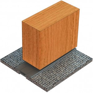 Kilargo Carpet Threshold Plate - Clear Anodised