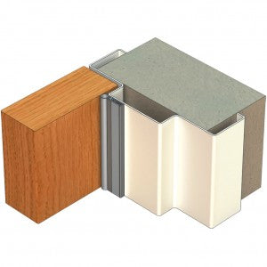 Kilargo Compression Perimeter Door Seal - Clear Anodised - 0-7mm Gap