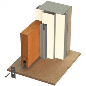 Kilargo Medium Duty Concealed Automatic Door Bottom Seal - Mortised - 3-15mm Gap - Clear Anodised