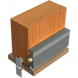 Kilargo Medium Duty Automatic Door Bottom Seal - Face-Fixed / Semi-Rebated - 3-10mm Gap